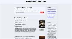 Desktop Screenshot of aeroplanebooks.com