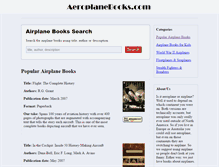 Tablet Screenshot of aeroplanebooks.com